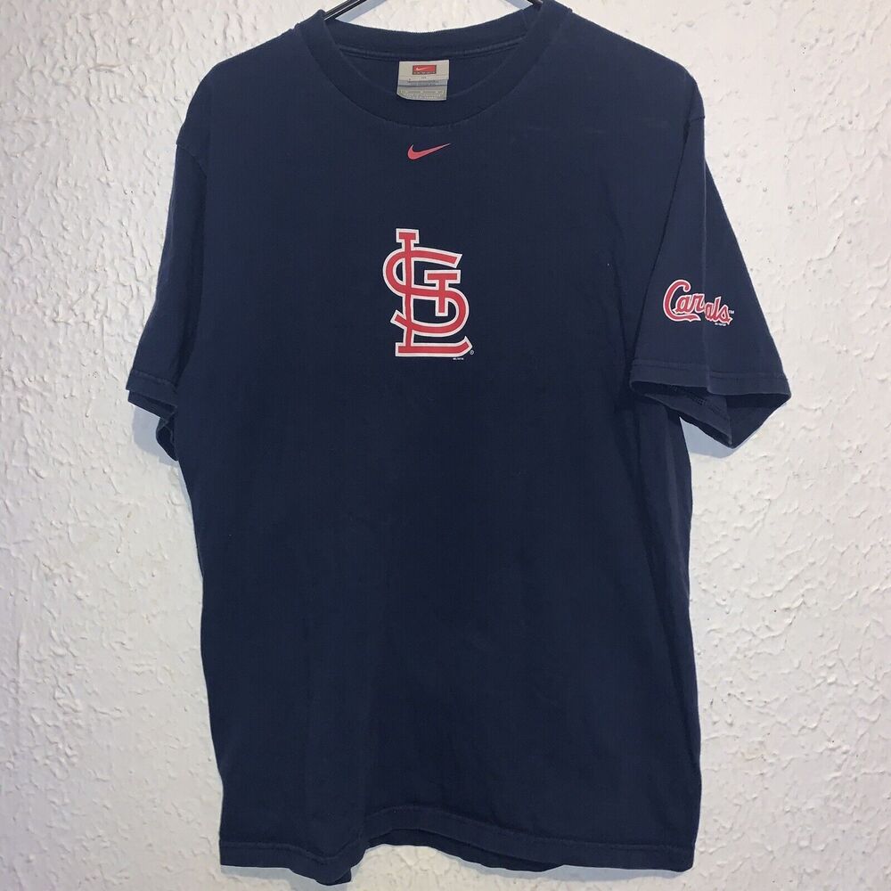 Vintage 2006 St Louis Cardinals MLB Nike Team Center Swoosh Shirt M